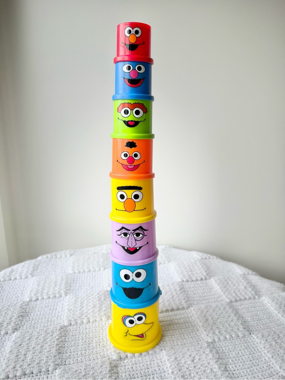 1999 Sesame Street Stack & Nest Cups